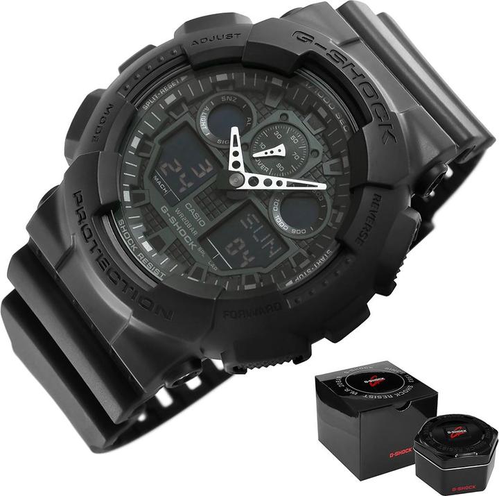 Actual product image G-Shock Ga-100-1a1er (Analogue wristwatch, Digital watch, 51.20 mm)