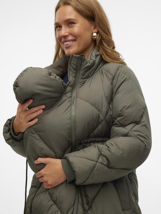 Produktbild Mamalicious Hoch geschlossen Gerippte Ärmelbündchen Mantel Jacke (XL)