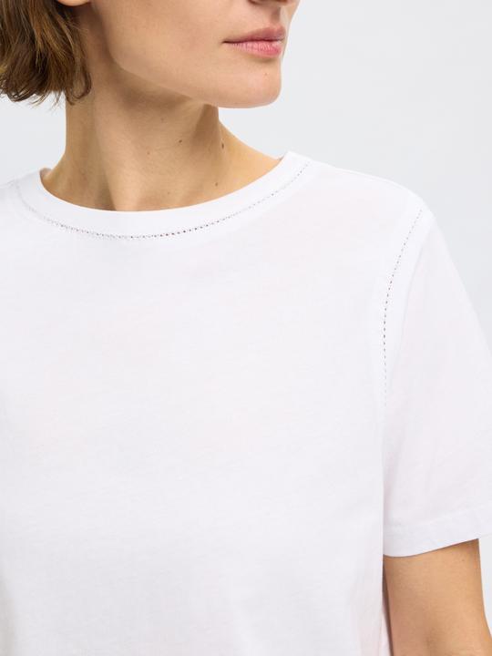 Actual product image Selected Femme 100% Baumwoll T-Shirt mit Rundhalsausschnitt (XL)