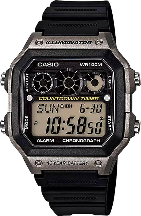 Casio Sports - AE-1300WH-8A (Digitaluhr, Sportuhr, 42 mm)