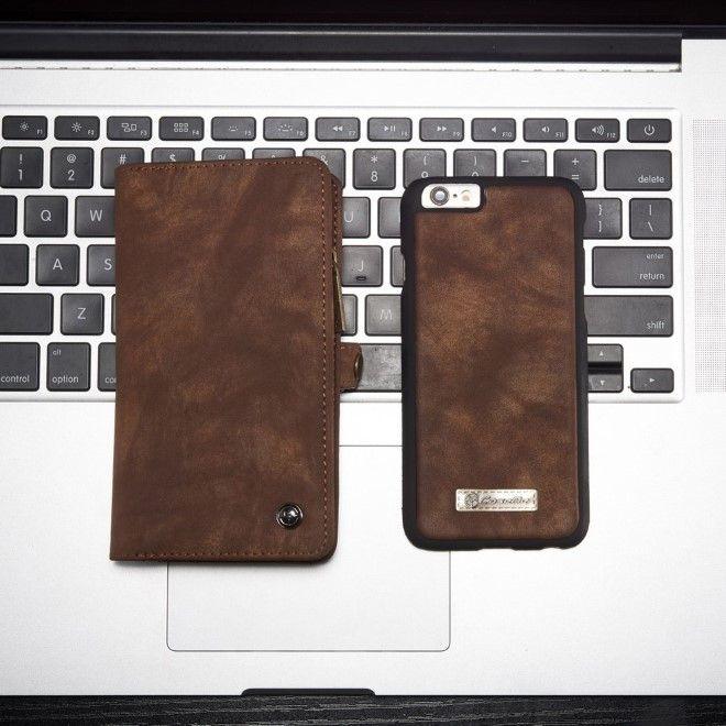 Productafbeelding Caseme Leren portemonnee met plastic omslag (Apple iPhone 6, Apple iPhone 6s)