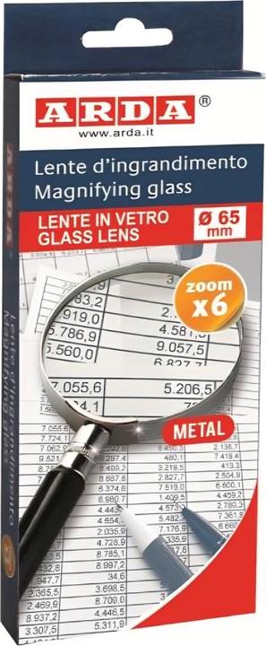 Produktbild Arda Magnifying, glass and plastic, Black, 65 mm