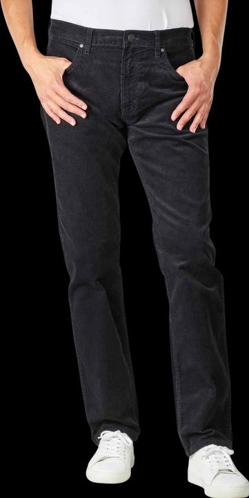 Actual product image Wrangler Greensboro (New Arizona) Cord Pant Straight Fit Bla (W31/L32)