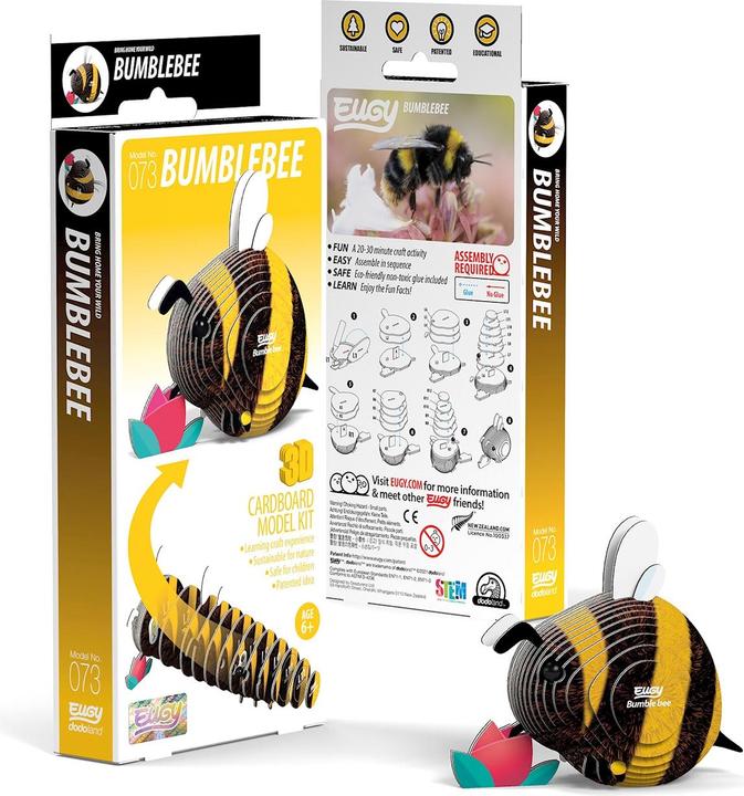 Actual product image Eugy 3D craft set bee (MQ6)