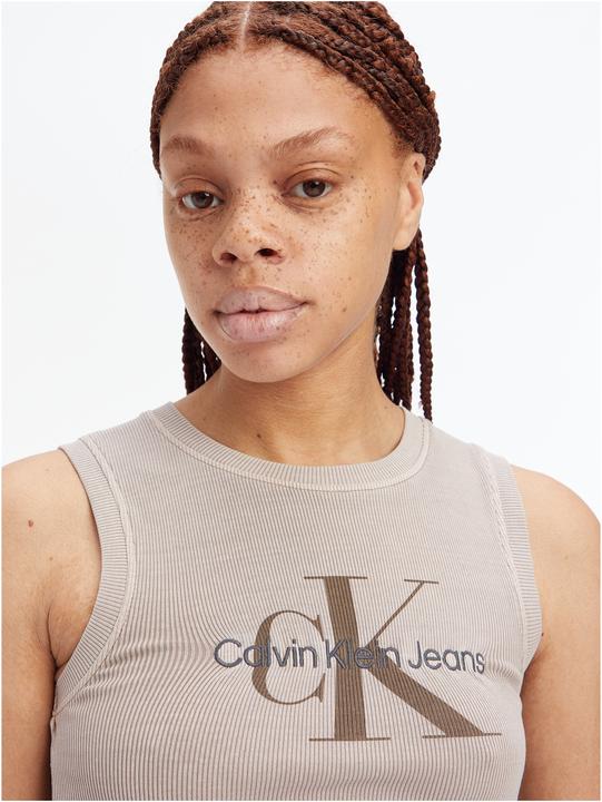 Actual product image Calvin Klein Jeans Mineral Dye Rib Tank Top (S)
