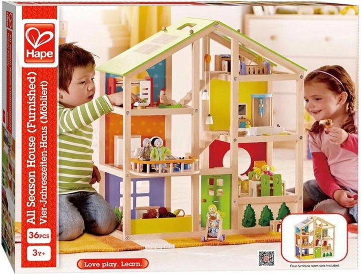 Actual product image Hape Four-season house furnished