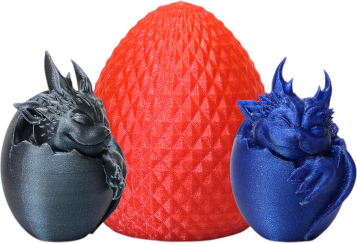 Actual product image eSUN ePLA-Chameleon raspberry red filament 1.75mm 1Kg (PLA, 1.75 mm, 1000 g, Red)