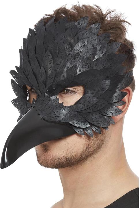 Actual product image Smiffys Unisex Adult Raven Eye Mask
