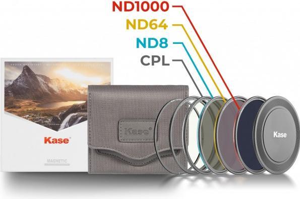 Image du produit Kase Wolverine Revolution PROFESSIONAL ND KIT (CPL/ND8/64/1000) 72mm (72 mm, Filtre gris neutre, Filtre polarisant)