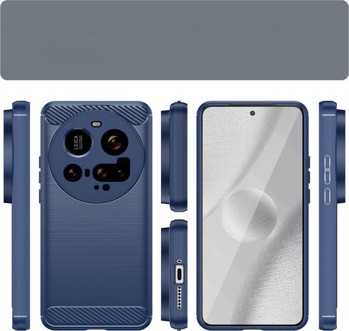 Actual product image Cover-Discount Xiaomi 15 Ultra - Metall Carbon Look Hülle (Xiaomi 15 Ultra)