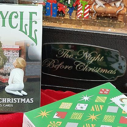 Actual product image Bicycle Vintage Christmas Playing Cards (English)