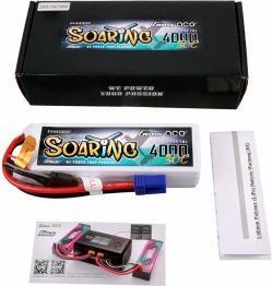 Produktbild Gens Ace G-Tech Soaring 4000mAh 14.8V 30C 4S1P Lipo Battery (14.80 V, 4000 mAh)