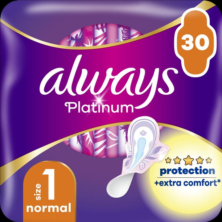 Produktbild Always Platinum Normal Size 1 (30 x, Damenbinden)