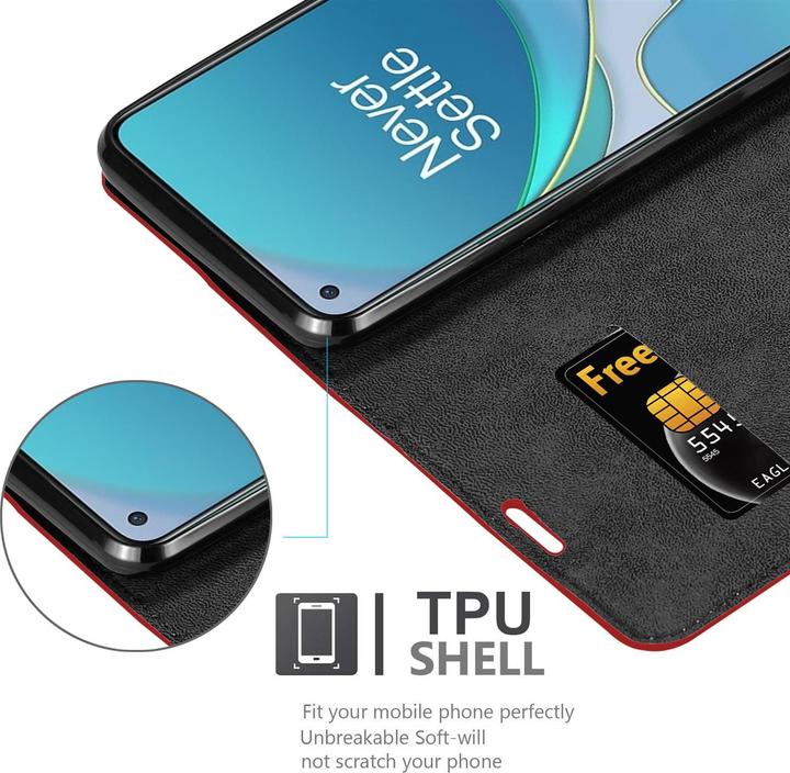 Productafbeelding Cadorabo Boek Onzichtbare Magneethoes (OnePlus 8T)