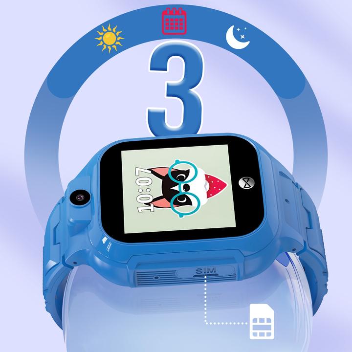 Actual product image Forever smartwatch GPS WiFi Kids See Me! 3 KW-320 blue