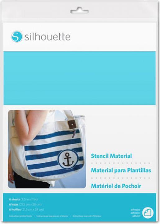 Actual product image Silhouette SIL stencils foil (self-adhesive)