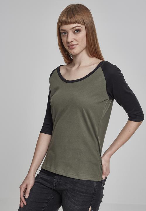 Image du produit Urban Classics Ladies 3/4 Contrast Raglan Tee (5XL)