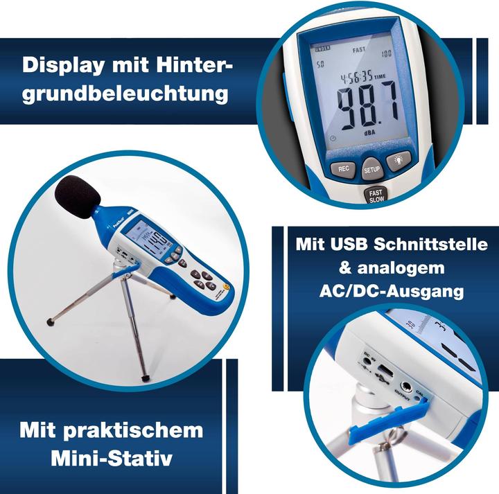 Produktbild Peaktech P 8005 Schallpegelmessgerät