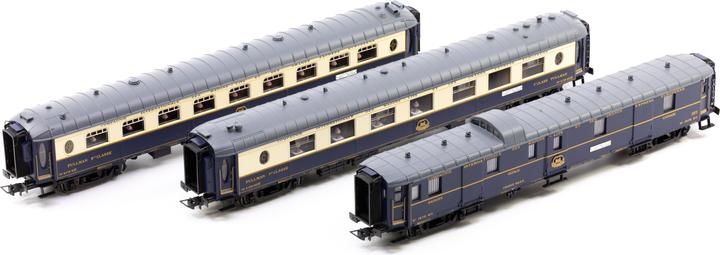 Actual product image Rivarossi CIWL 3-parts. Set Edelweiss Pullman Express DD3 VPC Fleche d Or + VP Étoile du Nord Ep. II