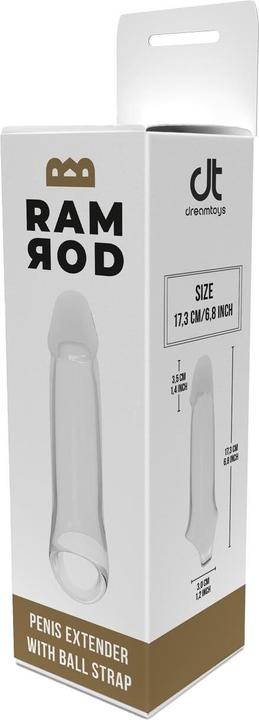 Produktbild Dreamtoys Dream Toys Ramrod 16,76 cm Extender With Ball Strap Clear