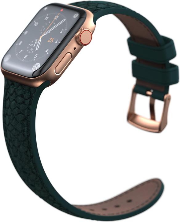 Immagine prodotto Njord Cinturino Jord Per (40 mm, 41 mm, Chiusura in acciaio inox, Pelle di salmone, Pelle Vegan, Apple Watch)
