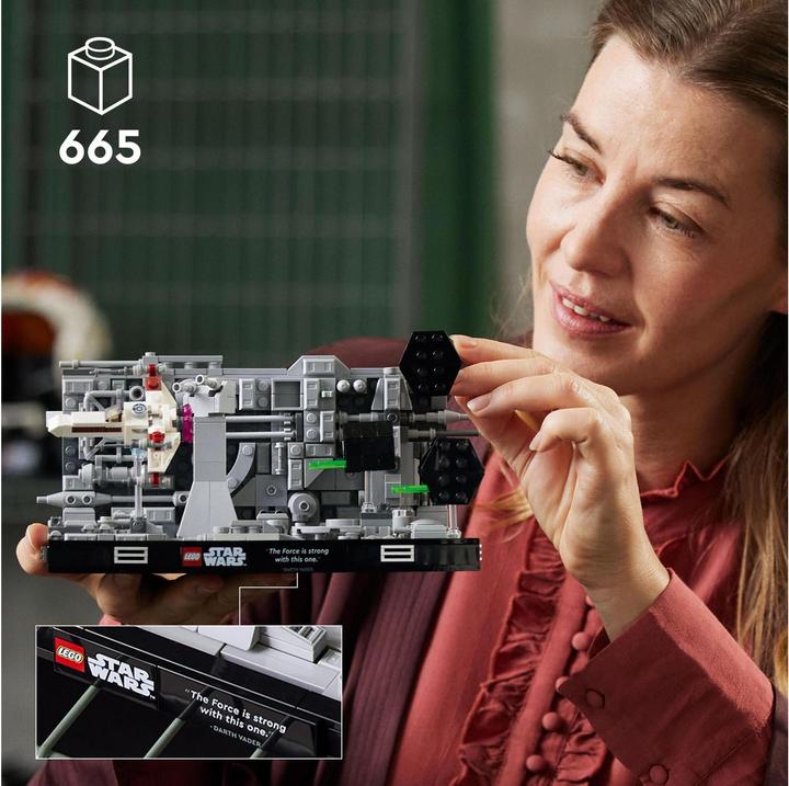 Image du produit LEGO Diorama Death Star Trench Run (75329, LEGO Star Wars)