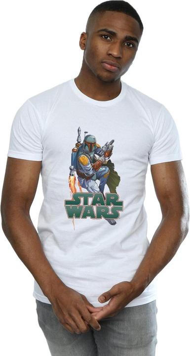Produktbild Star Wars Boba Fett Fired Up TShirt (XL)