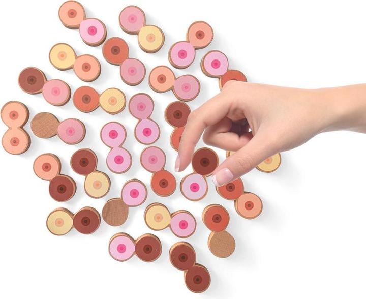 Actual product image Bitten Boob Domino Game (French, English)