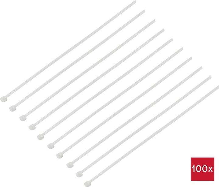 Produktbild Tru Components TC-BT-750-8.8-N Kabelbinder 750 mm 8.8 mm Natur 100 St. (Kunststoffkabelbinder, 750 mm, 100 Stk.)