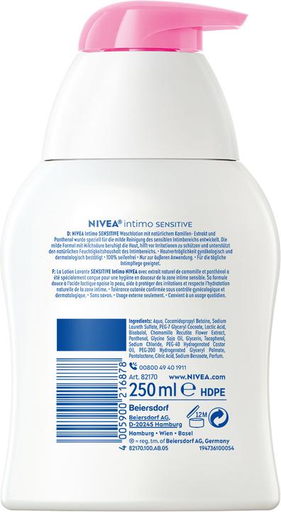 Actual product image NIVEA Intimo (250 ml, Intimate washing lotion)