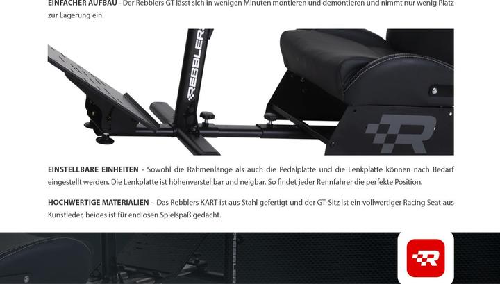 Actual product image Rebblers GT Race Simulator