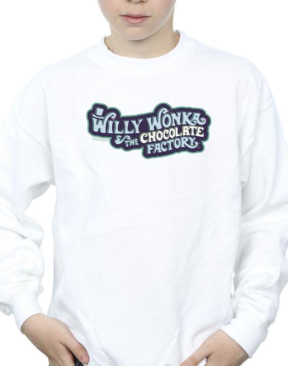 Immagine prodotto Willy Wonka & the Chocolate Factory Chocolate Factory Logo Felpa Ragazzi (152, 158)