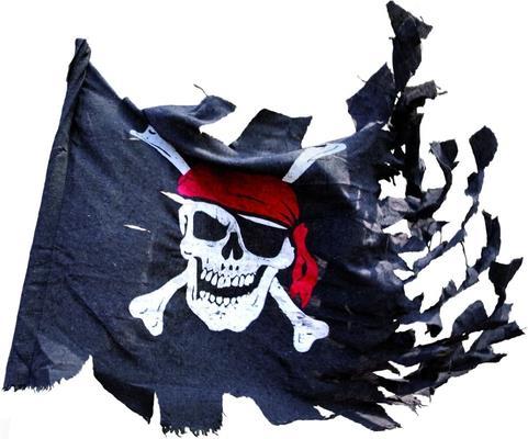 Produktbild P'tit Clown Piraten Flagge