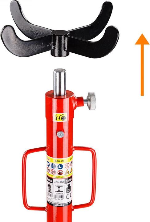 Image du produit Dema Cric de moteur/transmission avec pompe à pied 0,5 t