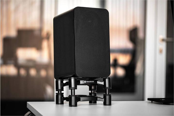 Produktbild Singercon Profi Lautsprecherständer Boxenständer Entkoppler höhenverstell- und neigbar (1 Stk., Ständer, Höhenverstellbar, Neigbar)