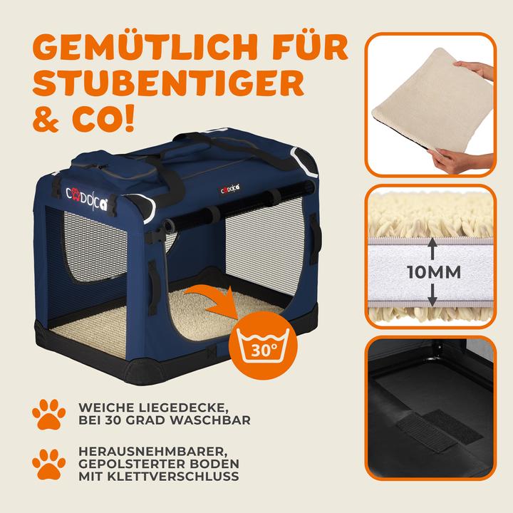 Produktbild Cadoca Hundetransportbox (Hund, Waschbar, Faltbar)