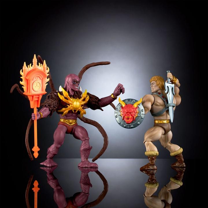 Produktbild Mattel Masters of the Universe x Stranger Things Origins Actionfiguren 2er-Pack He-Man & Vecna