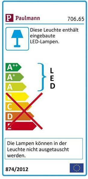 Energy Label Paulmann MaxLED 500 Stripe Set (Cold White, 300 cm, Indoor)
