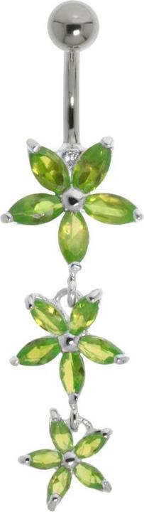 Produktbild Bijouteria Bauchpiercing (Edelstahl, Silber 925, Kristall)