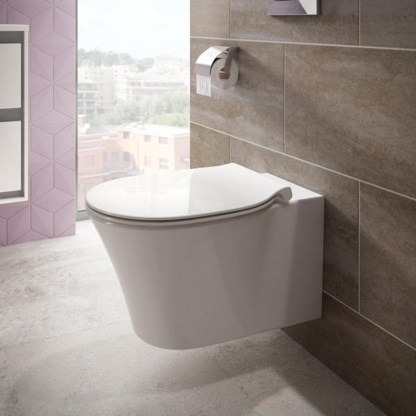 Actual product image Ideal Standard WC Connect Air Aquablade white with coating wall-mounted E0
