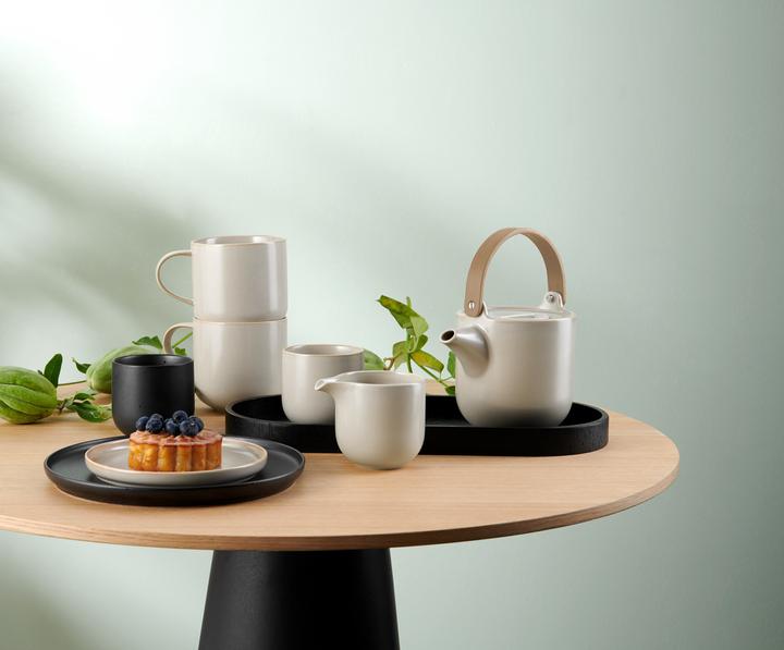 Immagine prodotto ASA Selection Teiera COPPA con manico in legno chiaro al tofu 1,0l (1 l)