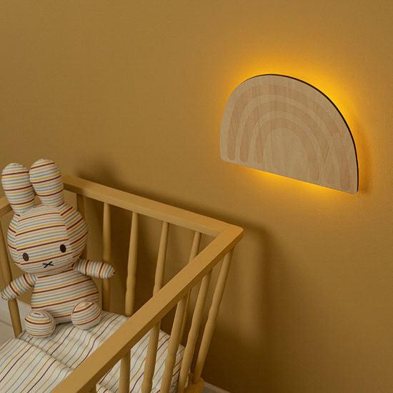 Produktbild Little Dutch Wandlampe aus Holz Regenbogen