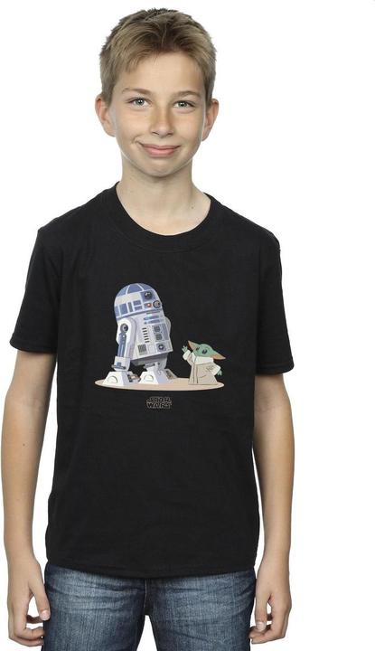 Produktbild Star Wars The Mandalorian R2D2 And Grogu TShirt Jungen (104)