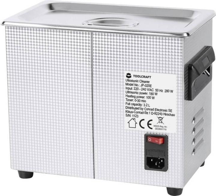 Actual product image Toolcraft TO-8769666 (40 kHz, 3200 ml)