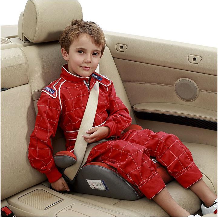 Actual product image Sparco F100KI RD (15-36 kg) Red/Grey (Booster seat, ECE R129/i-Size Standard)