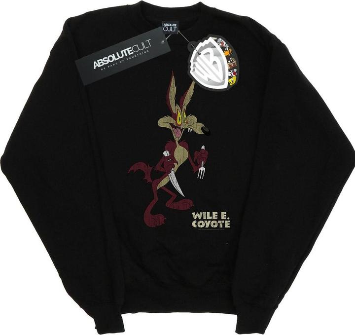 Immagine prodotto Looney Tunes Wile E Coyote Distressed Felpa Ragazzi (152, 158)