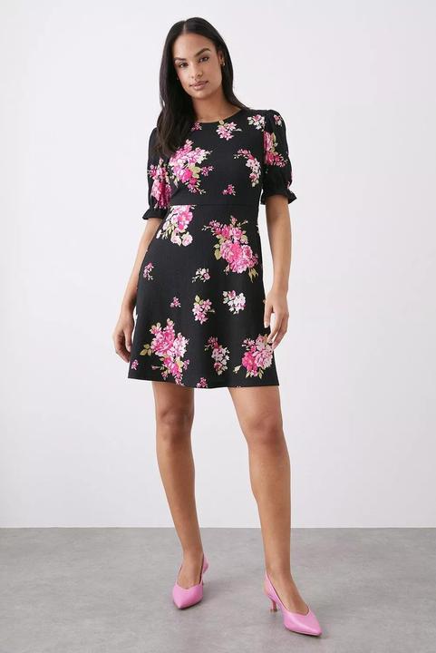 Image du produit Dorothy Perkins Mini-robe avec motif floral à distance (42 D)