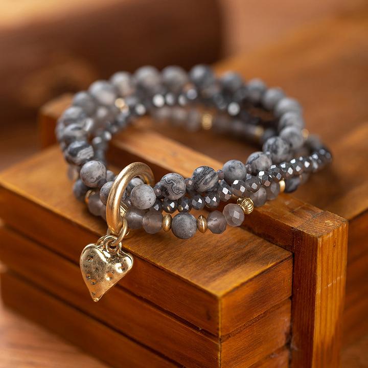 Produktbild Andreani Armband mit echtem Picasso Jaspis (19 cm)