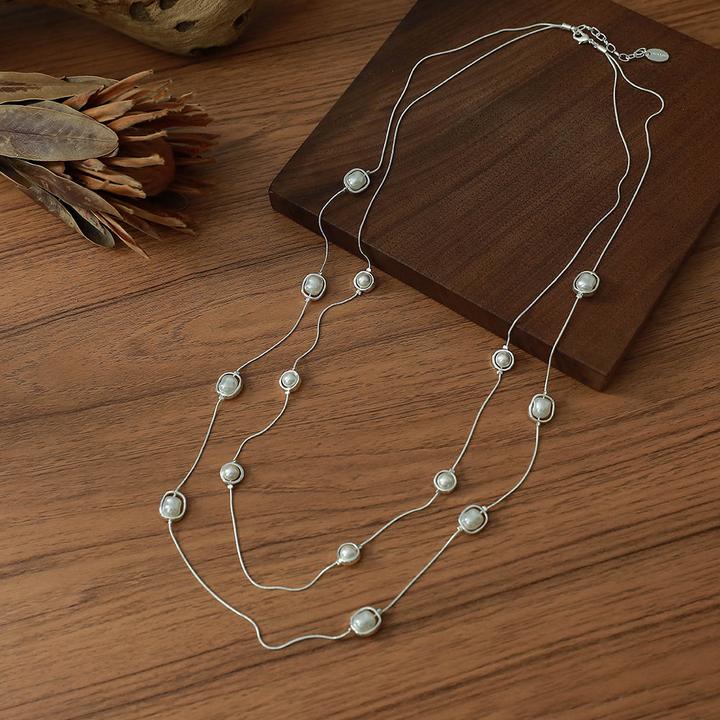 Andreani Halskette mit hochwertigem Metall (Shellbeads)