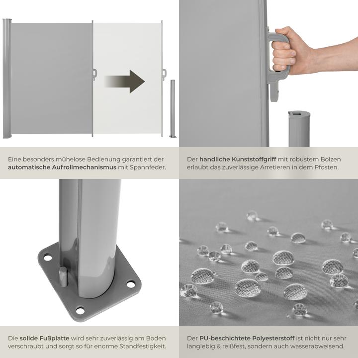 Produktbild tectake Seitenmarkise (3 m)